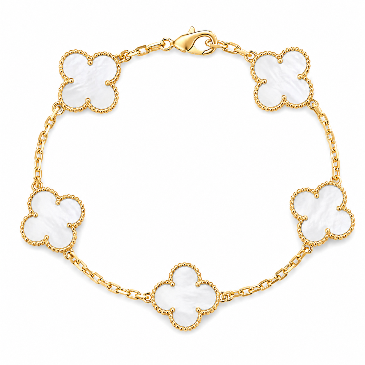 Van Cleef-Inspired Clover Bracelet