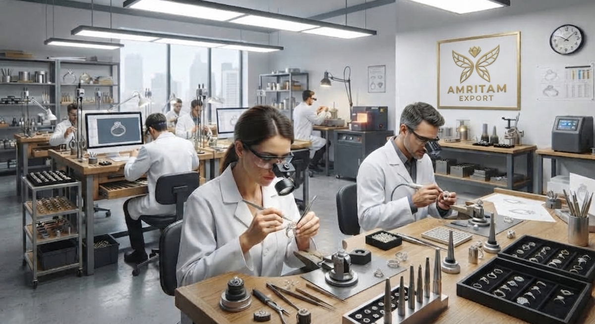 Behind The Sparkle: Inside Amritam Export’s Precision Diamond Jewelry Operations