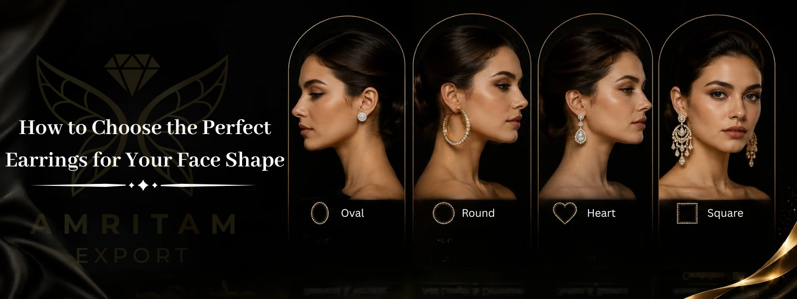 How to Choose the Perfect Earrings for Your Face Shape By Amritam Export