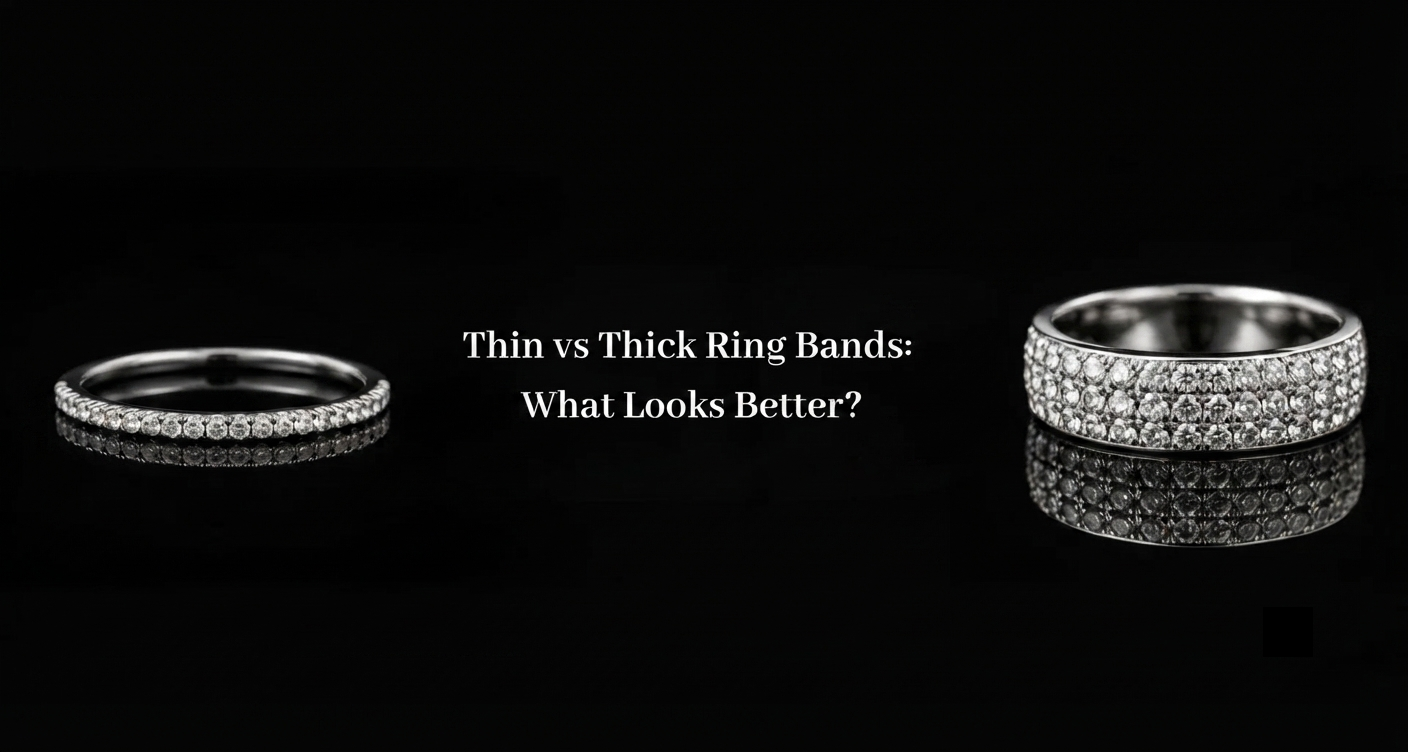 Title: Thin vs Thick Ring Bands: What Looks Better? — A Guide by Amritam Export