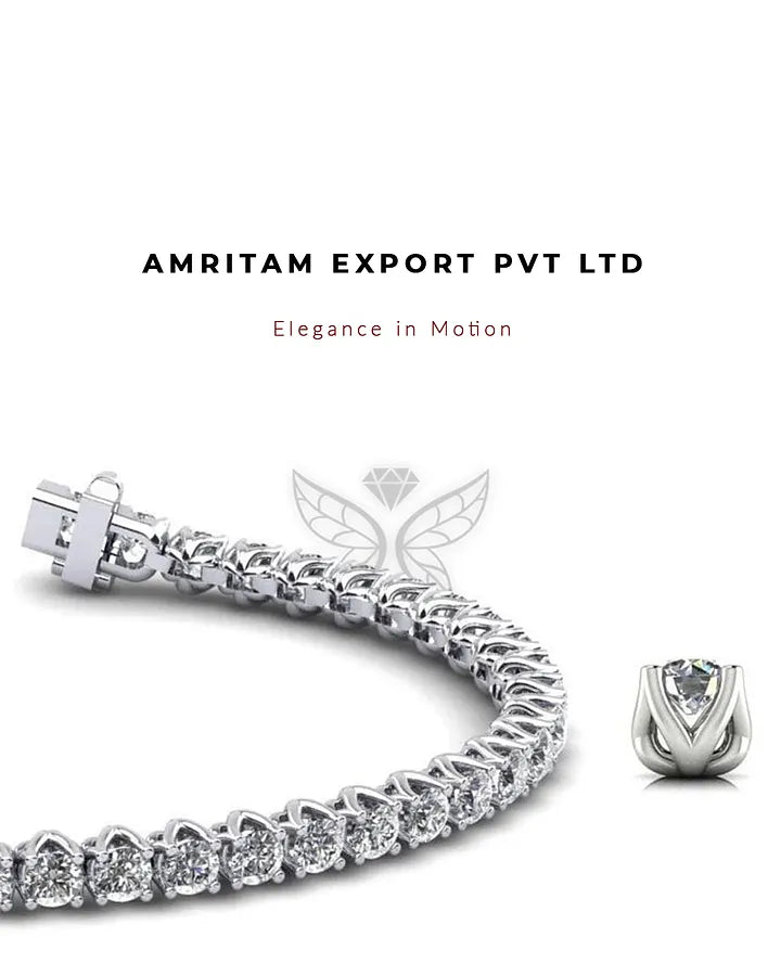 The Fiery Flame Diamond Tennis Bracelet: Elegance that Wraps Around Your Wrist