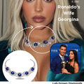 Blue Sapphire Diamond Statement Necklace