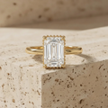 The Radiant Elegance | Emerald Cut Lab-Grown Diamond Ring