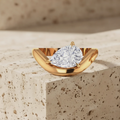 The Modern Horizon | Horizontal Pear-Cut Lab-Grown Diamond Ring