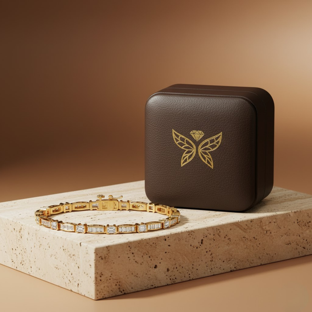 Elegant CVD Diamond Tennis Bracelet – 925 Silver