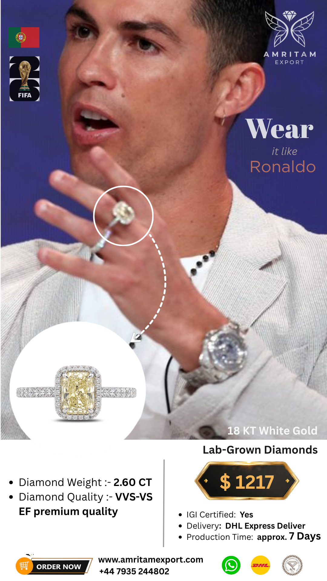 Diamond Radiant Halo Ring