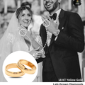Plain Wedding Band Ring Set