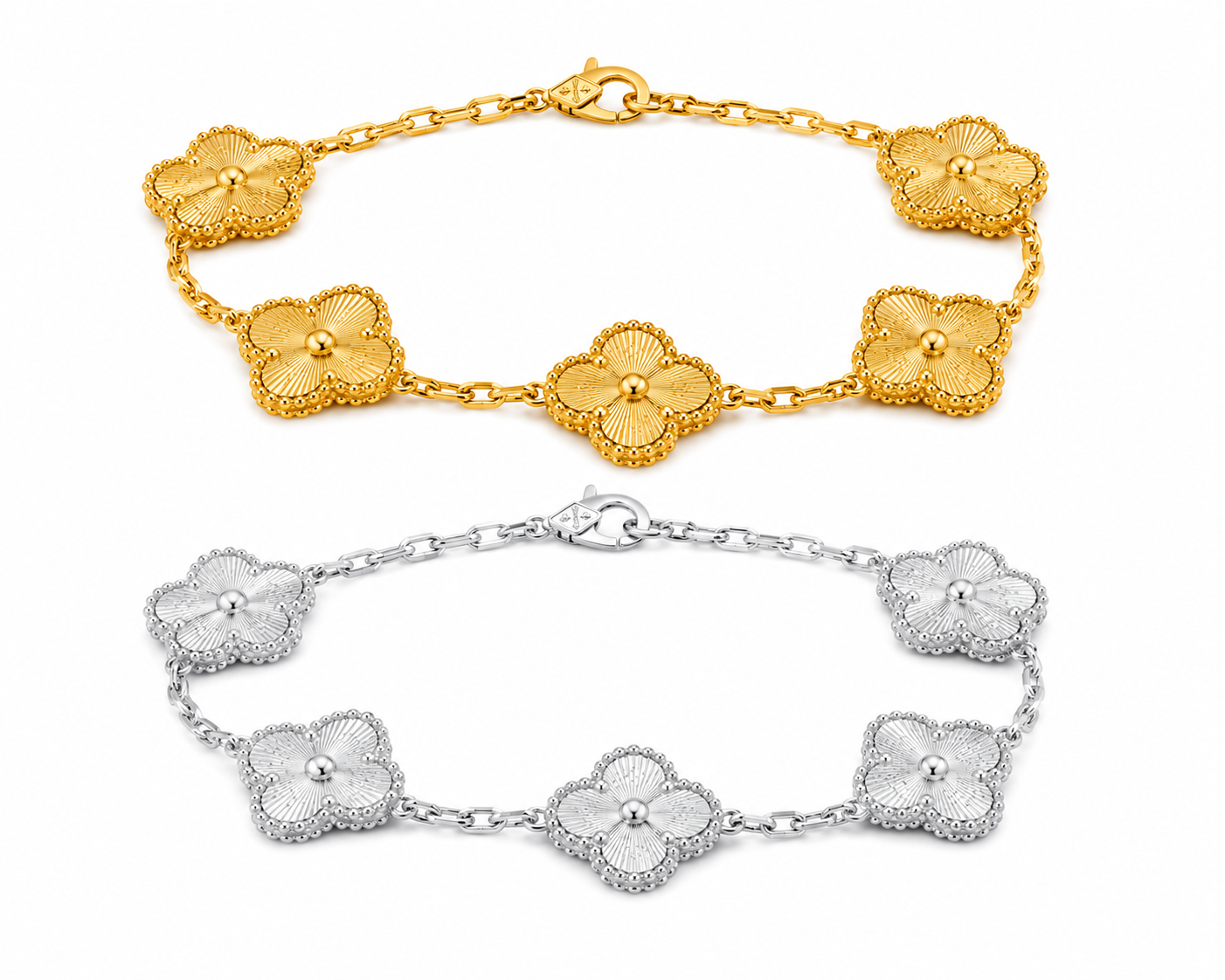 Van Cleef-Inspired Clover Bracelet