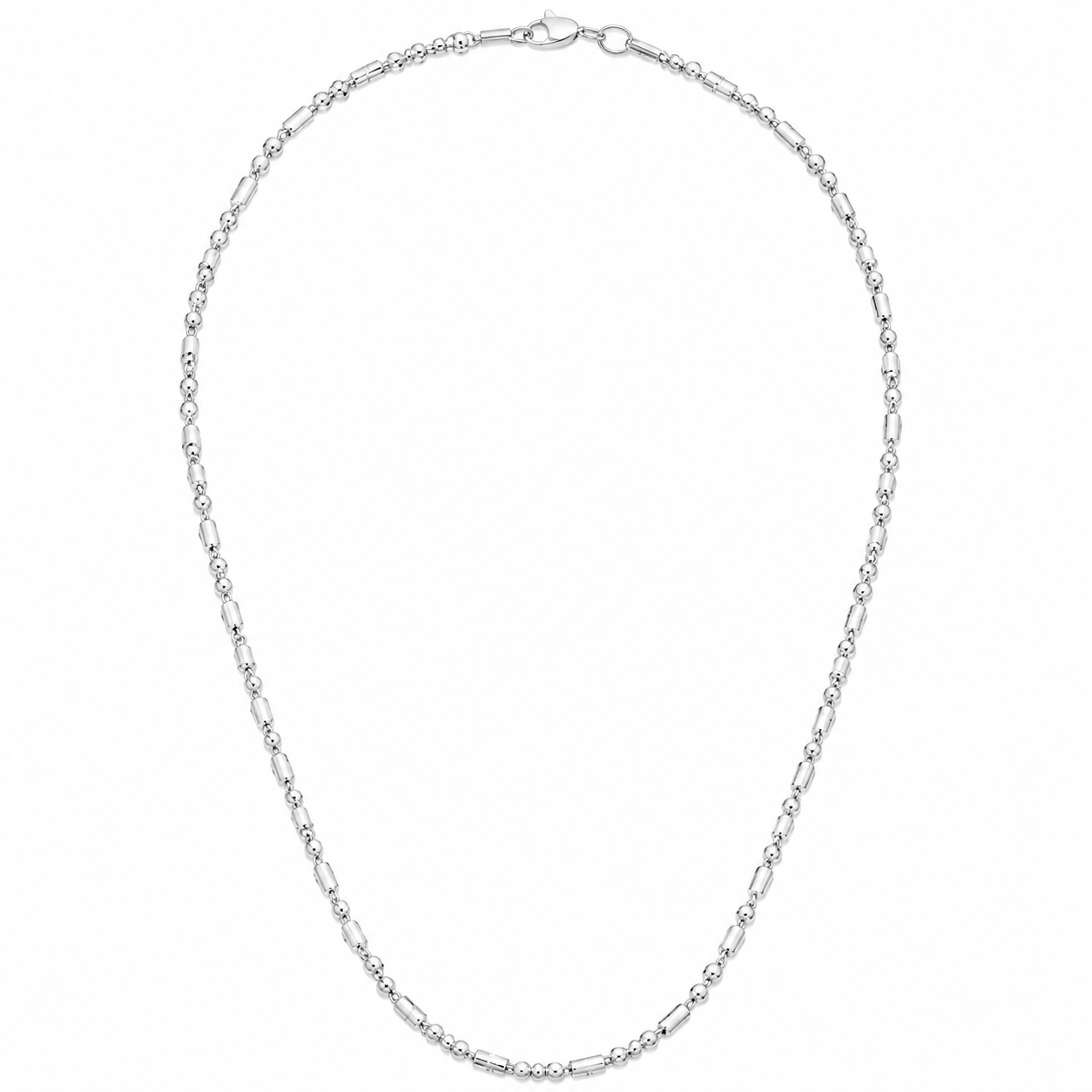 Beaded Link Chain Necklace