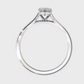 Marquise-Cut Diamond Solitaire Ring in Yellow Gold with White Gold Crown Setting