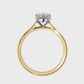 Pear-Cut Diamond Solitaire Engagement Ring in Platinum