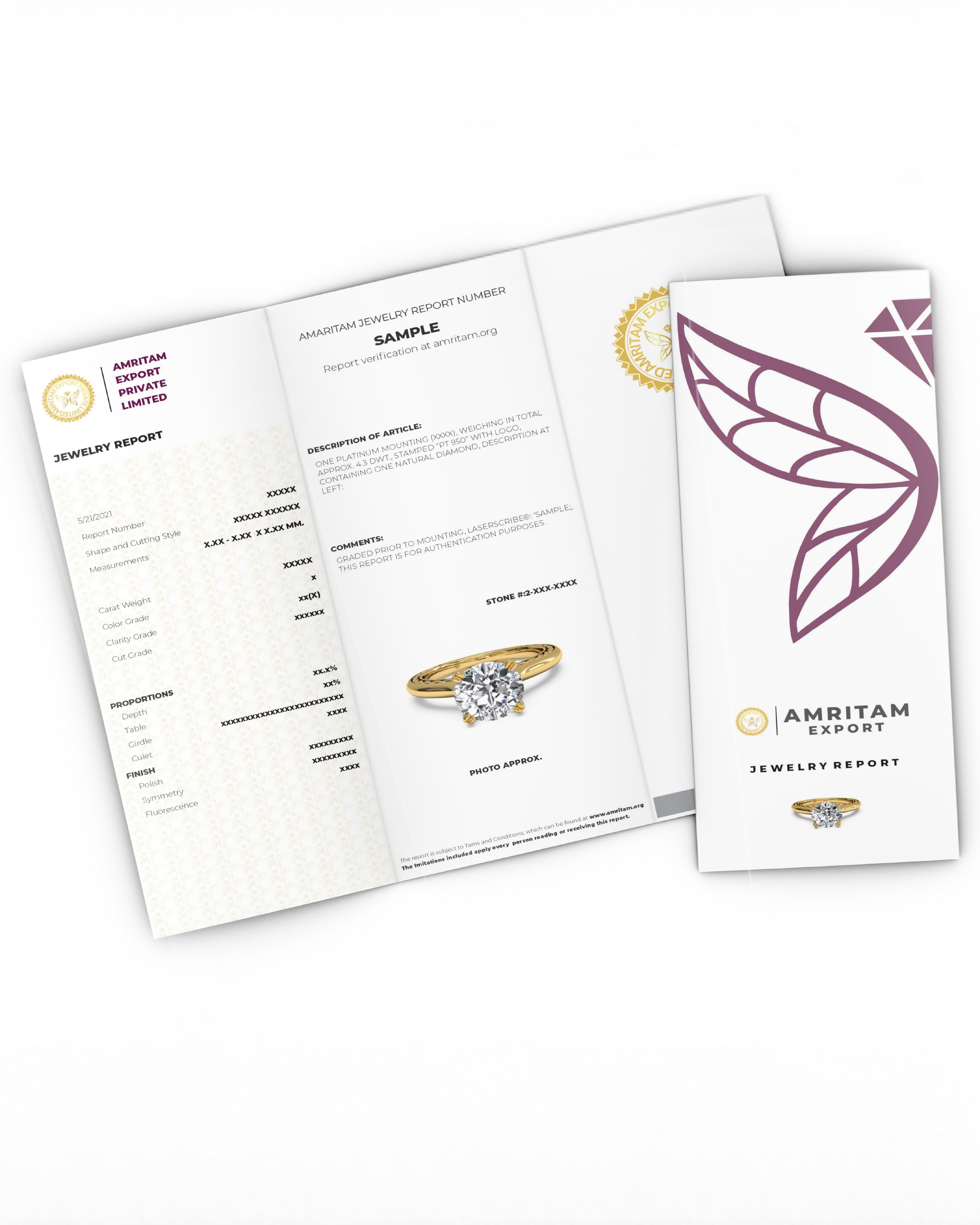 Pear Drop CVD Diamond Pendant – 925 Silver