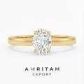 The Radiant Oval Solitaire Ring