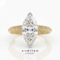 The Ethereal Marquise Solitaire Statement Ring
