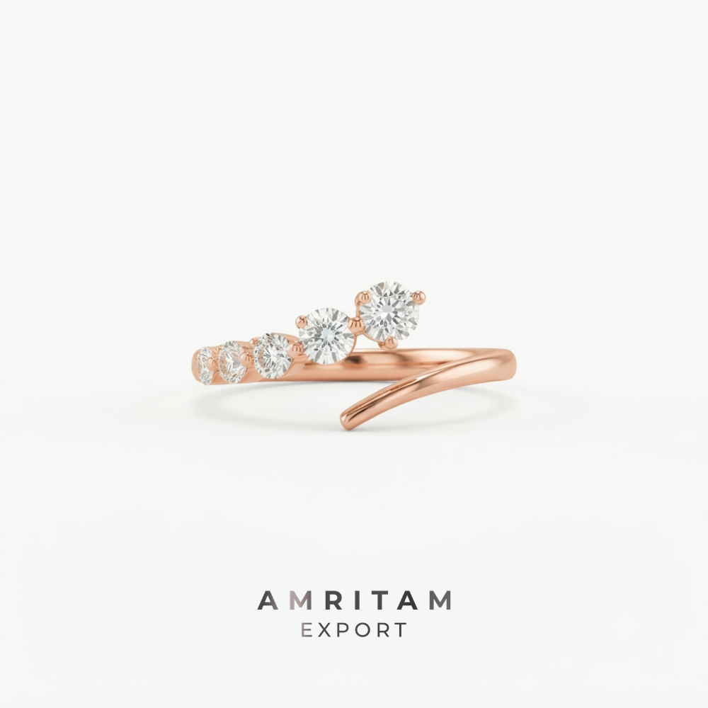 Lab-Grown Diamond Multi-Stone Ascent Ring