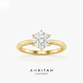 The Classic Six-Prong Round Solitaire Ring