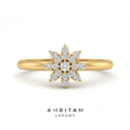 Lab-Grown Diamond Grand Starburst Cluster Ring