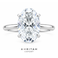 The Eternal Grace Horizontal Oval Solitaire Ring