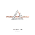 Lab-Grown Diamond Trillion Geometric Triangle Ring
