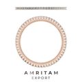 Dual-Row Micro Pavé & Scalloped Lab Diamond Bangle