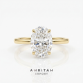 The Radiant Oval Solitaire Ring