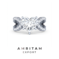Lab-Grown Diamond Heart Infinity Ring