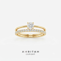 Lab-Grown Diamond Double Band Ring