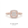 Lab-Grown Diamond Double Halo Ring