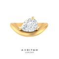 The Modern Horizon | Horizontal Pear-Cut Lab-Grown Diamond Ring