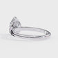 Pear-Cut Diamond Solitaire Engagement Ring in Platinum